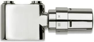 VASCO Design ventielset Recht Chroom voor midden-onder aansluiting inclusief thermostaatkop 118210400000099