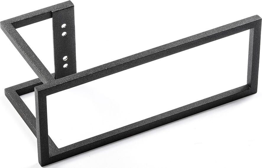 VASCO Handdoekbeugel 286x110mm aluminium gelakt mat 9005kleur: RAL9005