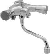 Venlo Nimbus II Messing Eco doucheblokkraan met omstel en onderuitloop chroom F3071AA - Foto 1