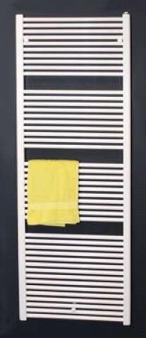 VERALINE Economy radiator 807W recht verticaal buis rond 4 aansluitingen hxlxd 1750x500x30mm glanzend wit RAL9016
