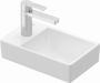 VILLEROY&BOCH Villeroy&amp Boch Avento fontein 360x220mm wasbak rechts voor 1 gat armatuur kraangat doorgestoken zonder overloop stone white C+ - Thumbnail 2