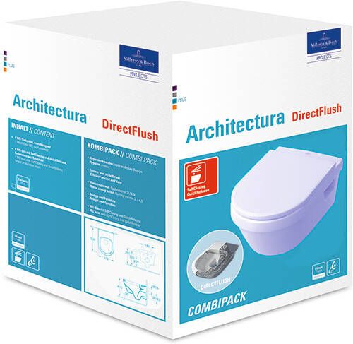 VILLEROY&BOCH Omnia Architectura combipack directFlush wit 5684HR01