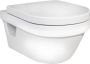 Villeroy & Boch Architectura CombiPack hangend toilet diepspoel met toiletzitting met softclose en quickrelease wit 5684H101 - Thumbnail 2