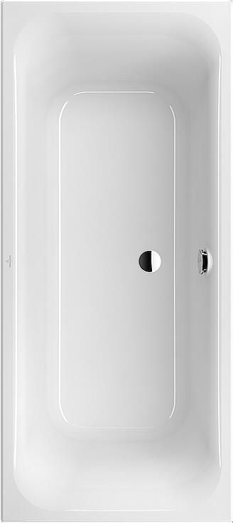 VILLEROY&BOCH Villeroy&amp Boch O.novo Design rechthoekige ligbad overloop hxbxl 460x750x1700mm bodem lxb 1200x460mm glanzend wit alpin - Foto 3