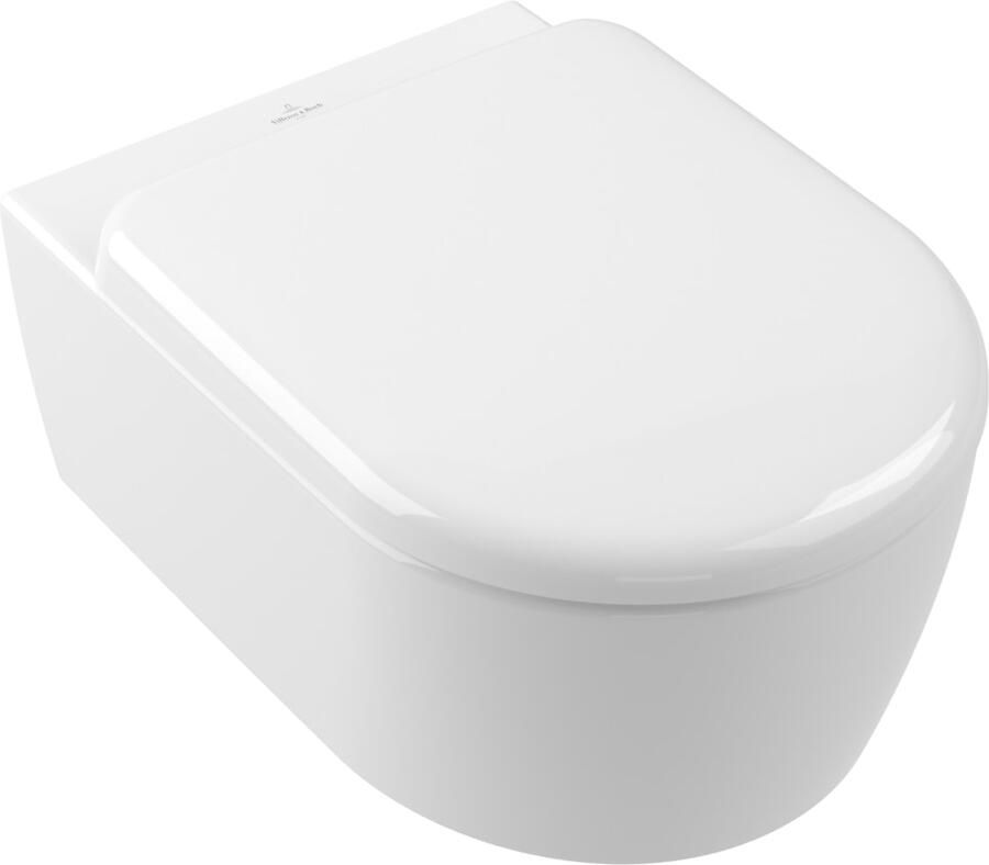 Villeroy & Boch Skyla hangtoilet TwistFlush incl. softclose toiletbril met quickrelease alpine wit