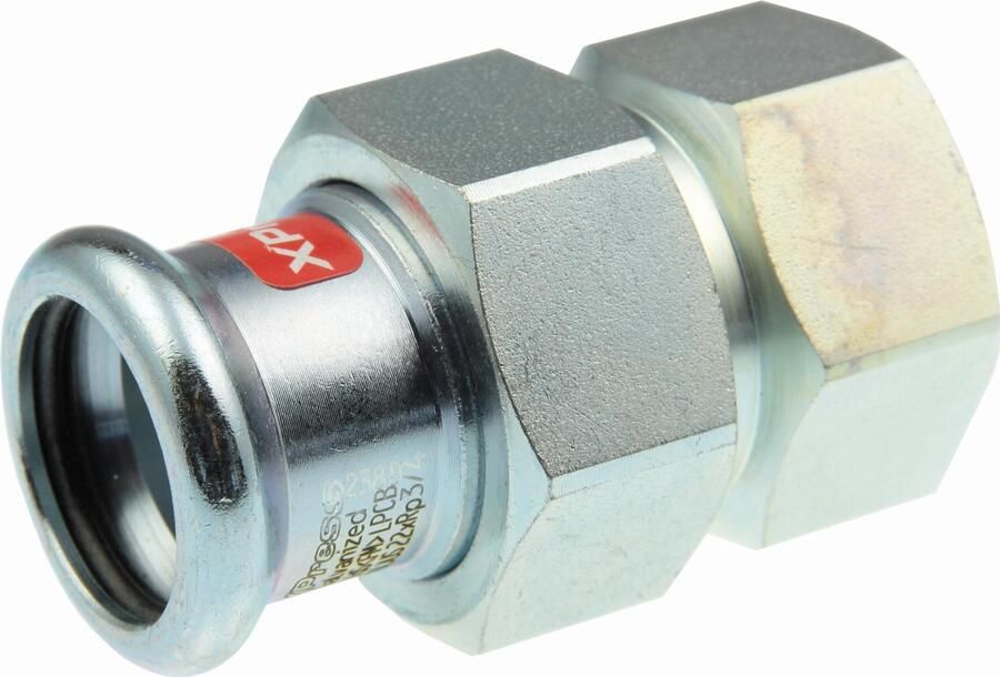 VSH XPress 3-delige rechte koppeling 54mm x 2" staal (pers x pers)