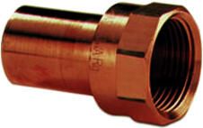 VSH XPress CU rechte koppeling insteekkoppeling 54mm x 2" koper (insteek x binnendraad)