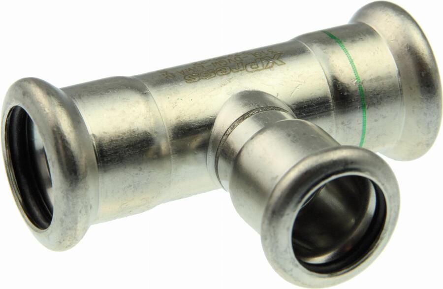 VSH Xpress T-stuk 54mm x 28mm x 54mm RVS (pers x pers x pers)