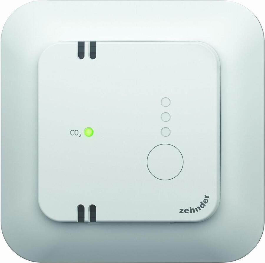 ZEHNDER Ruimteluchtkwaliteitopnemer CO2 sensor RF 55(Compatibel met standaard afdekramen ) Inbouw 230VAC IP30