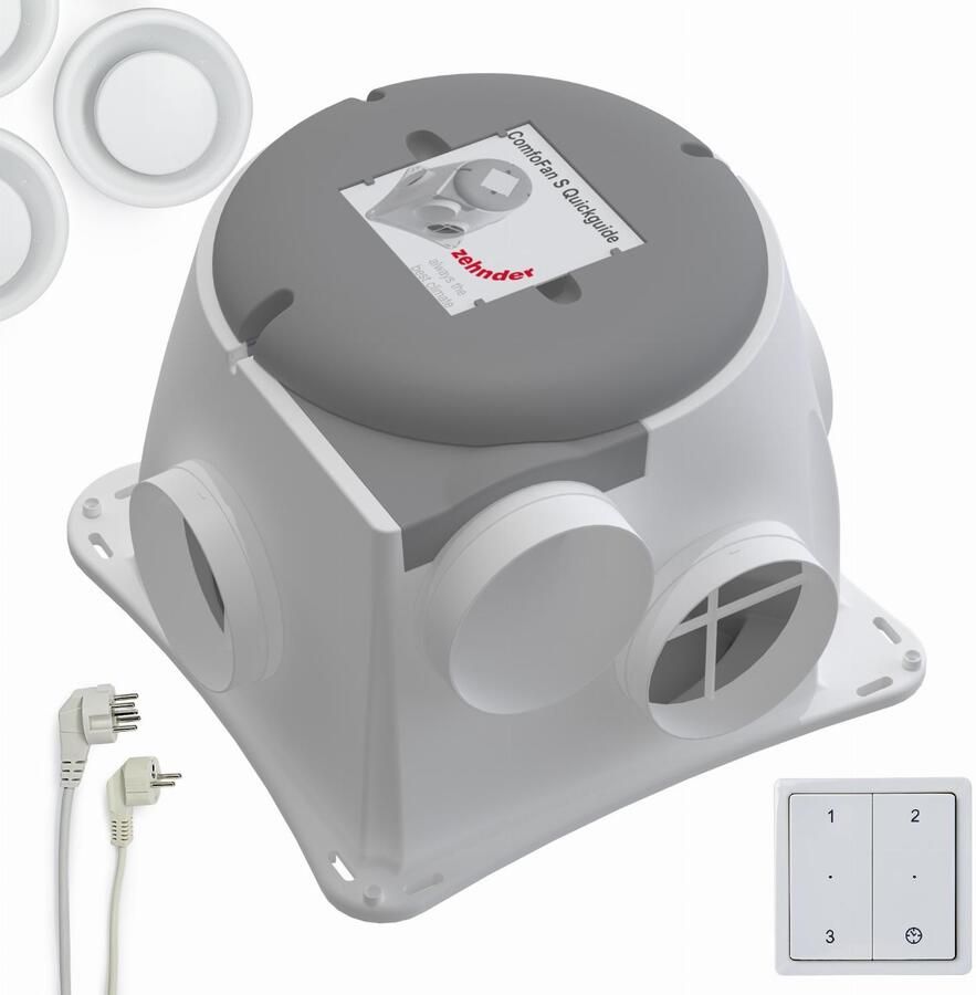 ZEHNDER Comfofan Silent installatiepakket 125mm kunststof 458006725