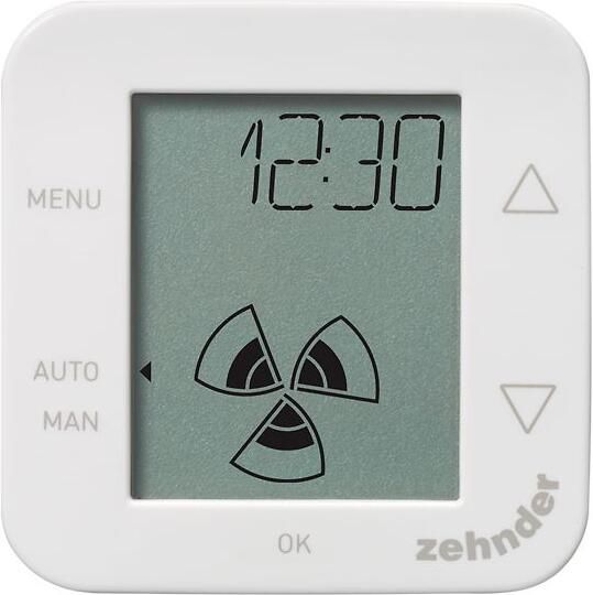 ZEHNDER ComfoSense 55 bedieningspaneel inbouw 11 99 12V DC hxbxd 804x804x350mm IP44
