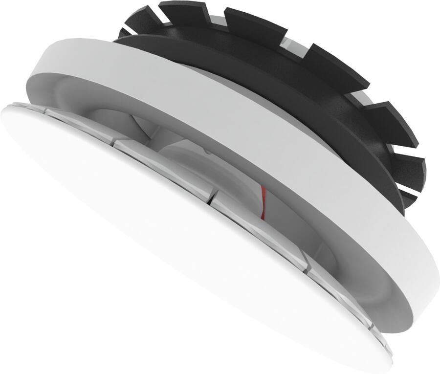ZEHNDER Comfovalve ventilatieventiel rond kanaal O125mm front O170mm kunststof 50m3 h toevoer wit RAL9003(24 stuks )