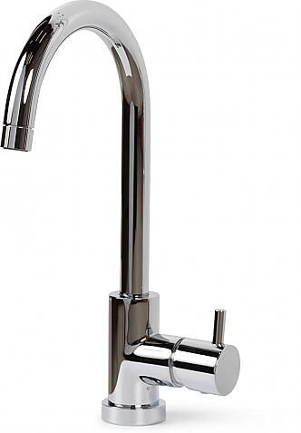 Bongio Squadra wastafelmengkraan met hoge draaibare uitloop chroom BO32583CRPRLV