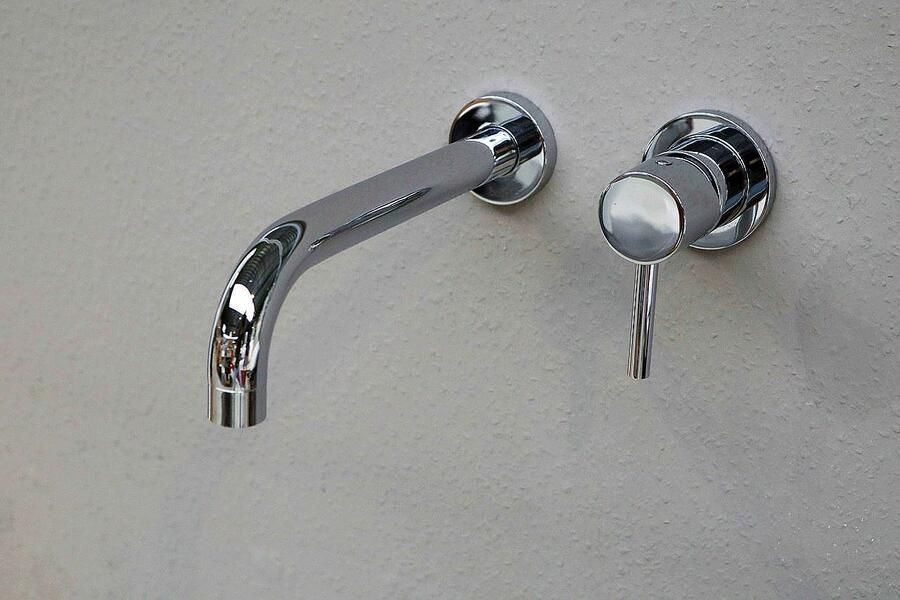 Bongio T mix inbouw wastafelkraan 22cm uitloop chroom BO32538CR22