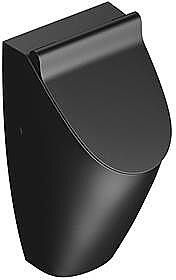 Catalano Sfera New Flush urinoir randloos met bevestigingsgaten voor deksel 350x320mm mat zwart 1OR64FNS