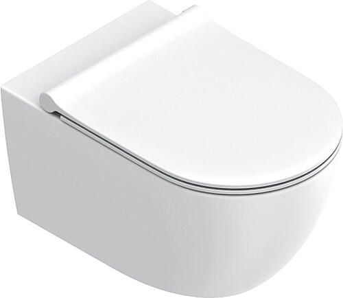 Catalano Sfera Tonalita wandcloset 55cm Silentech Twinglaze antibac zonder spoelrand mat wit 0511550021