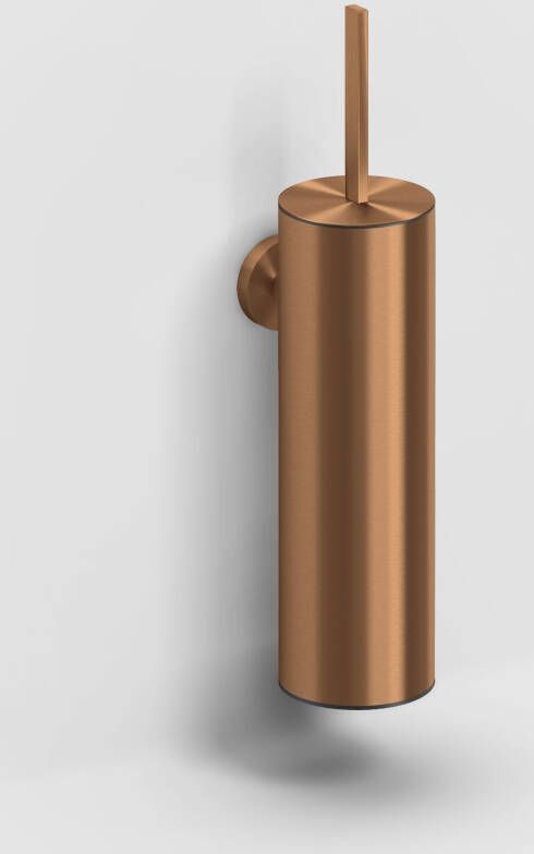 Clou Flat toiletborstelgarnituur wandmodel brons geborsteld PVD