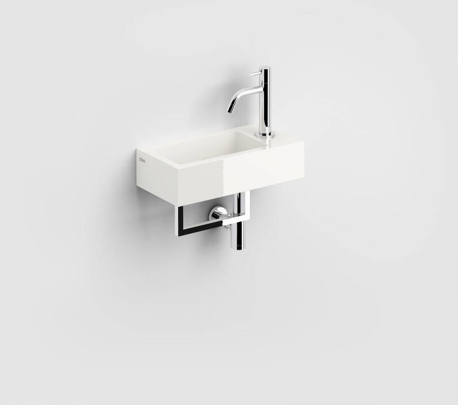 Clou Flush 3 fontein 36cm voorb.kraang. rechts +HH min. marmer CL 03.08031.02