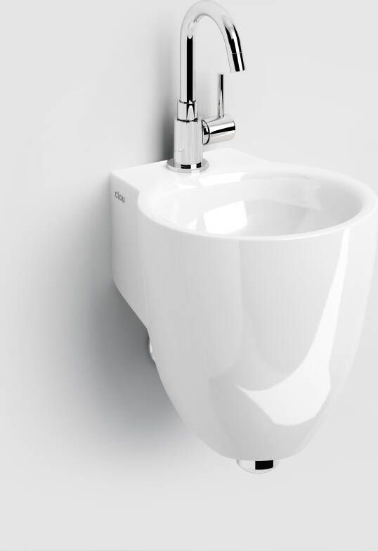 Clou Flush 6 fontein 27cm met kraangat wit keramiek CL 03.03060
