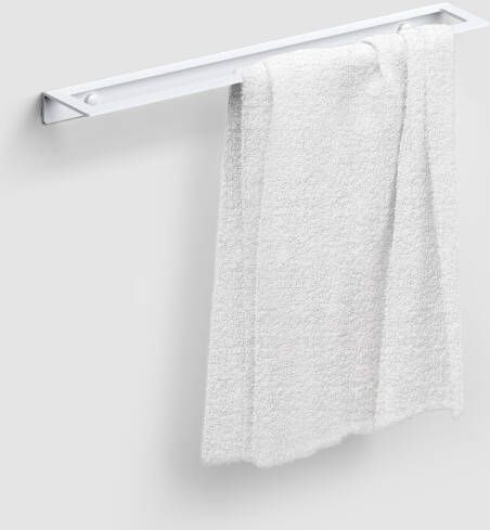 Clou Fold handdoekrek 45 cm mat wit poedercoating