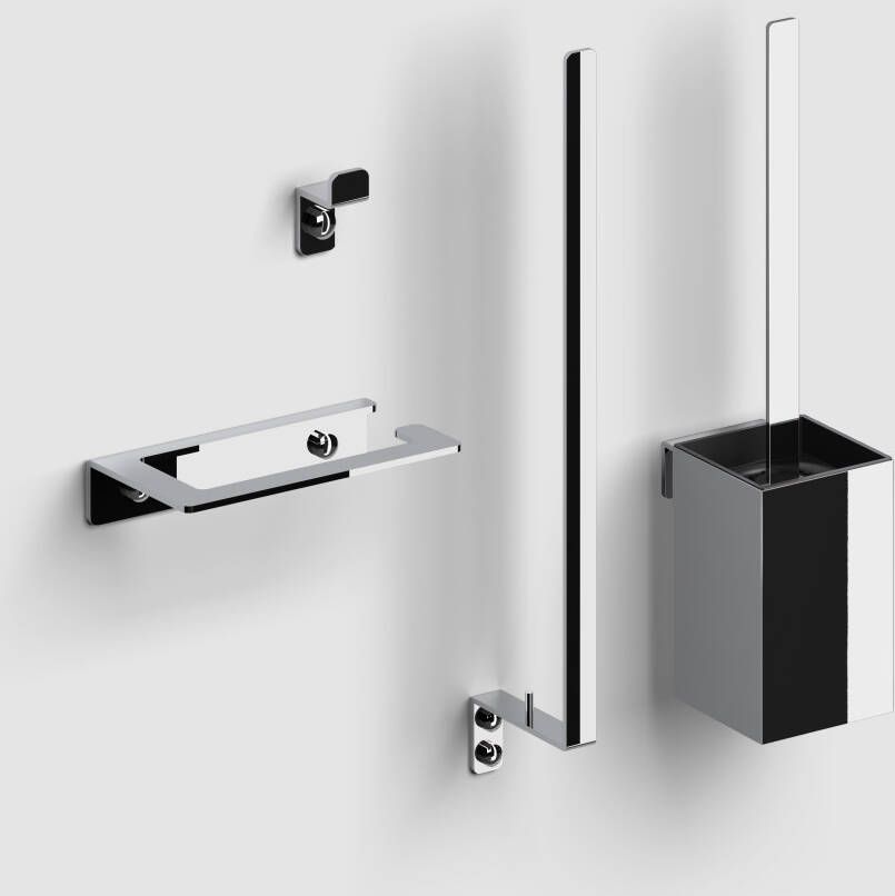 Clou Fold toilet accessoireset chroom