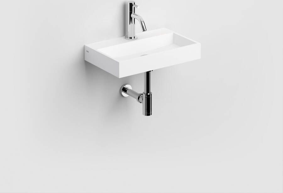 Clou Mini Wash Me fontein 38cm met voorbewerkt kraangat aluite CL 03.13130