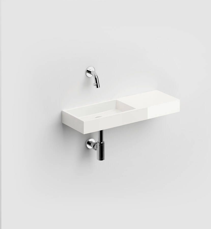 Clou Mini Wash Me fontein 56cm rechts zonder plug min. marmer CL 03.08139