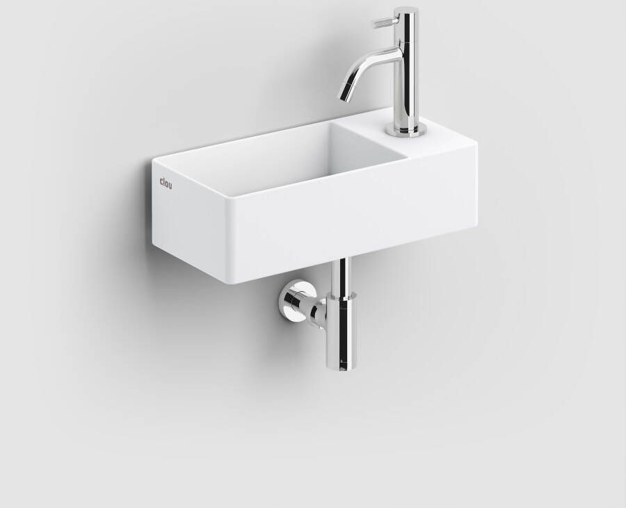 Clou New Flush 3 fontein met voorbewerkt kraangat aluite CL 03.13430