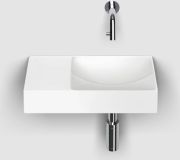 Clou Vale fontein 38 cm zonder kraangat links mat wit keramiek CL 03.02161.L - Thumbnail 1