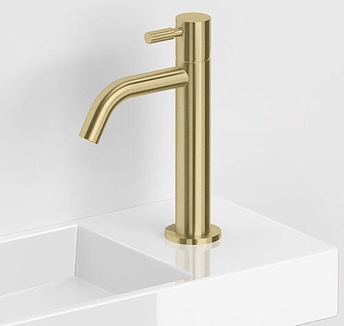 Clou Xo wastafelmengkraan type 13 goud geborsteld PVD