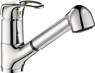 Delabie Belga wastafelmengkraan chroom 2211