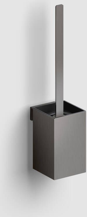 Clou Fold toiletborstelgarnituur wandmontage gunmetal geb. PVD