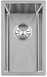 Lorreine R series spoelbak 17x40cm vlakinbouw onderbouw opbouw RVS 17R