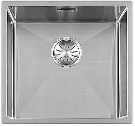 Lorreine R series spoelbak 45x40cm vlakinbouw onderbouw opbouw RVS 45R