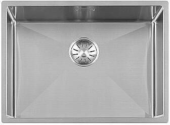Lorreine R series spoelbak 55x40cm vlakinbouw onderbouw opbouw RVS 55R