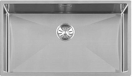 Lorreine R series spoelbak 74x40cm vlakinbouw opbouw onderbouw RVS 74R