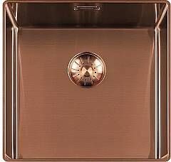 Lorreine Slim Series spoelbak 40x40cm copper 40SL1016-COPPER