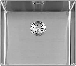 Lorreine Slim Series spoelbak 45x40cm RVS 45SL1016