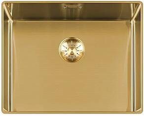 Lorreine Slim Series spoelbak 50x40cm gold 50SL1016-GOLD