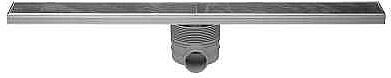 Easy Drain Tegeldrain tegelgoot RVS 70cm m. rooster waterslot EDT700 - Foto 2