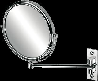 Geesa Mirror Collection scheerspiegel 1-armig normaal en 3x vergrotend o20cm chroom 911085