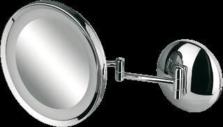 Geesa Mirror Collection scheerspiegel m. LED verlichting 1-armig o21.5cm 3x vergrotend chroom 911088
