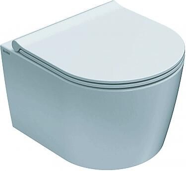 Globo Forty3 closetzitting softclose voor wandcloset 43cm wit GLFOR22.BI