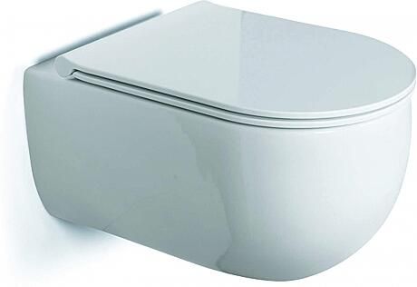 Globo Futuro Flush wandcloset met closetzitting softclose wit