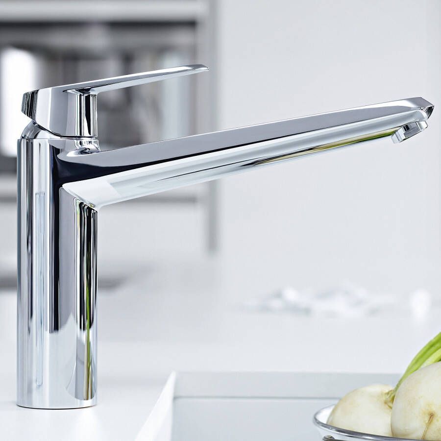 Grohe Eurodisc Cosmopolitan keukenkraan m. lage uitloop chroom 33770002