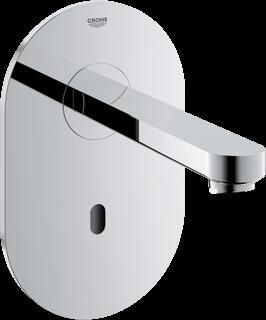 Grohe Euroeco Cosmopolitan E afbouwdeel v. wandkraan m. uitloop 17cm z. menging m. tranformator 230V chroom 36273000