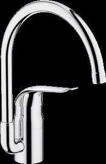 Grohe Euroeco Special keukenkraan met hoge draaibare uitloop chroom 32786000