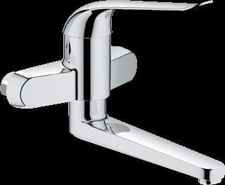 Grohe Euroeco Special wandkraan z. koppelingen draaibare uitloop chroom 32772000