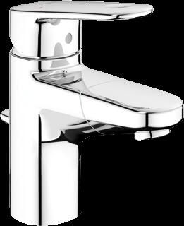 Grohe Europlus wastafelkraan m. uittrekbare uitloop m. waste chroom 33155002
