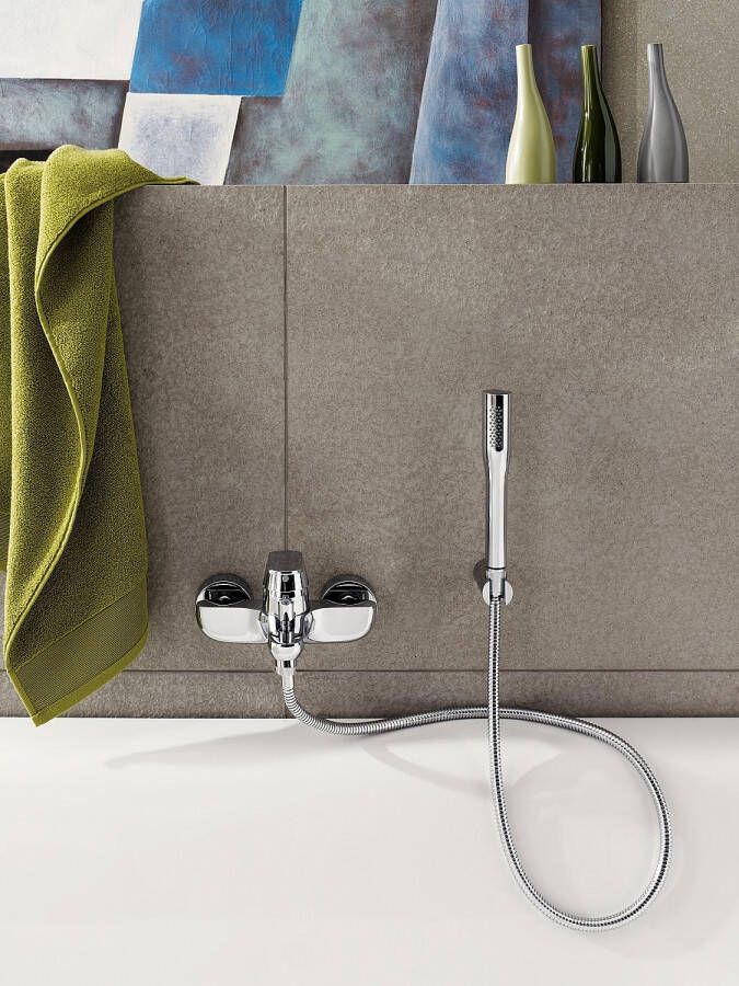 Grohe Eurosmart Cosmopolitan badkraan met badgarnituur chroom 32832000